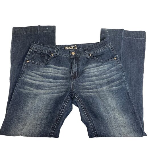 Rockin C Flare & Wide Leg Jeans, Size: 34 - Picture 3 of 9